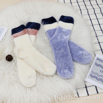 Wholesale populaire chenille chaussettes confortables